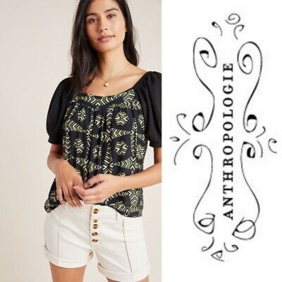 Anthropologie Tops - ANTHROPOLOGIE MAEVE CATANIA TOP 3X**PLUS SIZE SUPER CUTE PRINT**FREE SHIPPING!!!